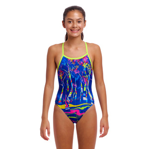 Girls Single Strap One Piece